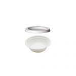 Bowl 1000cc con Tapa Bagasse - 50 u