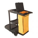 Carro Porta Implementos Negro/Amarillo Modelo Mágnum