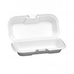 Clamshell Eco-Bagasse Hot Dog 20 Cm - 125u