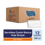 Servilleta 24X24Cm 2400 Servilletas Diper