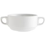Taza Consomé apilable blanca 350cc