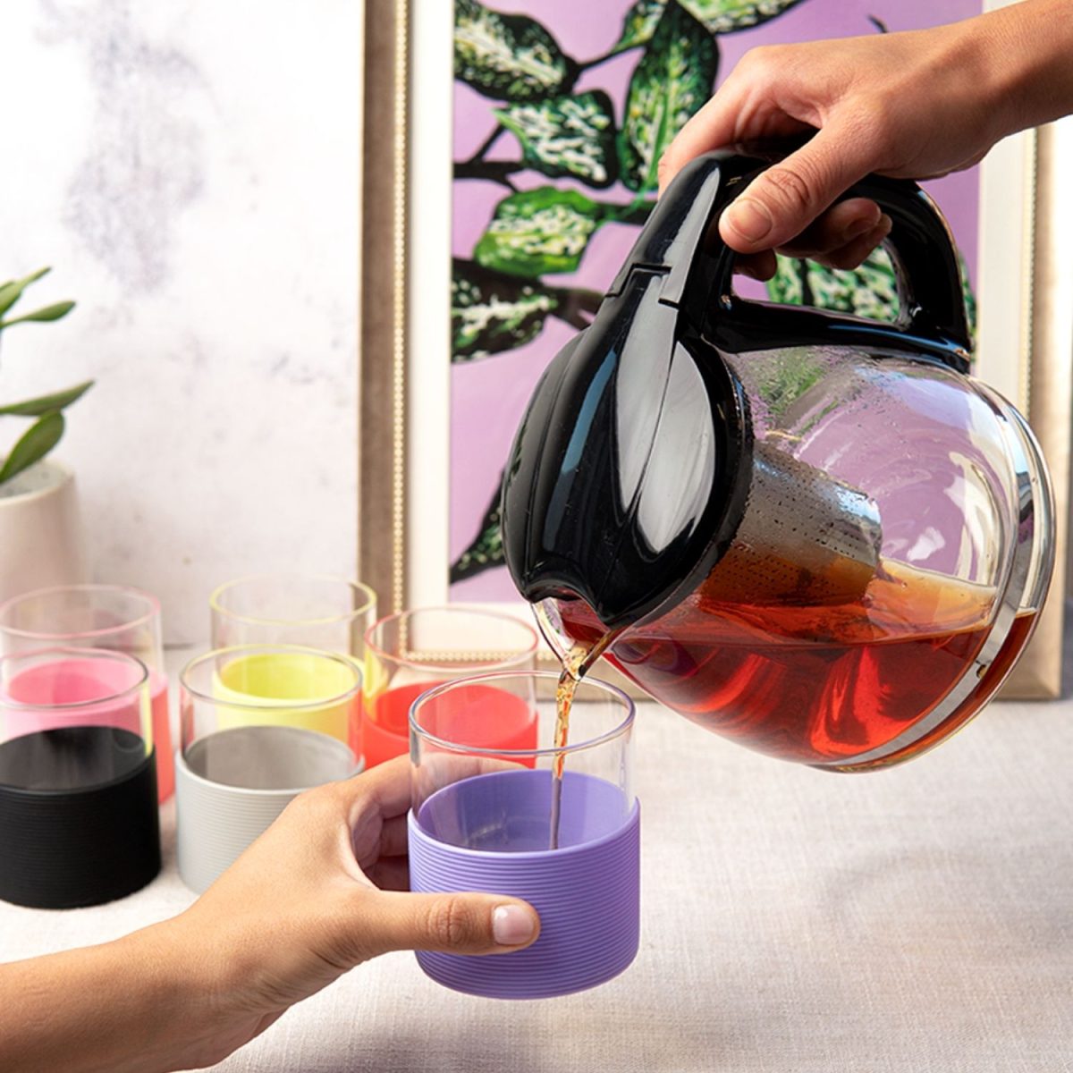 Set 6 vasitos color 230ml - Imagen 2